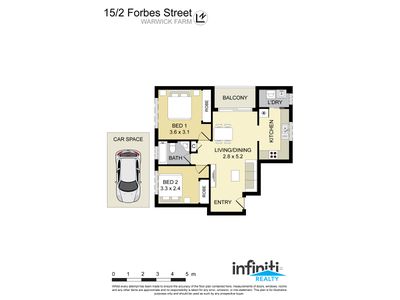 15 / 2 Forbes Street, Warwick Farm