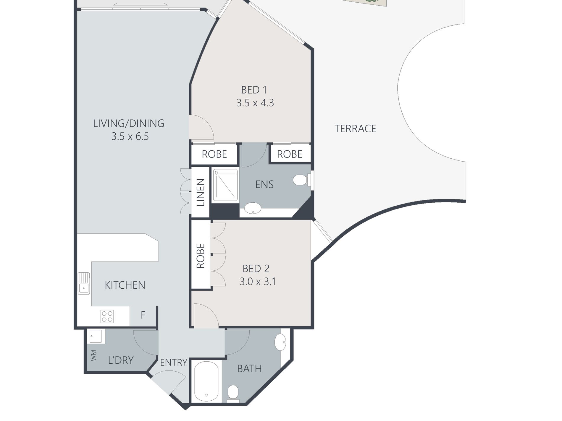 36 / 13 Mooloolaba Esplanade, Mooloolaba Floor Plan