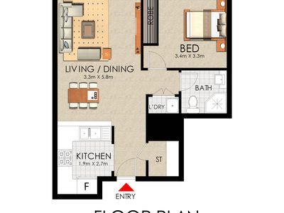 2704 / 1 Hosking Place, Sydney