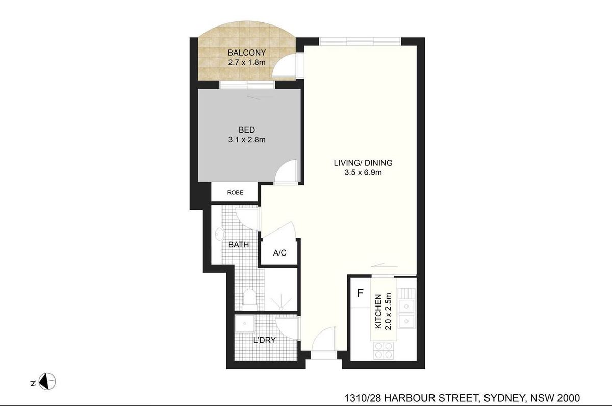1310 / 28 Harbour Street , Sydney