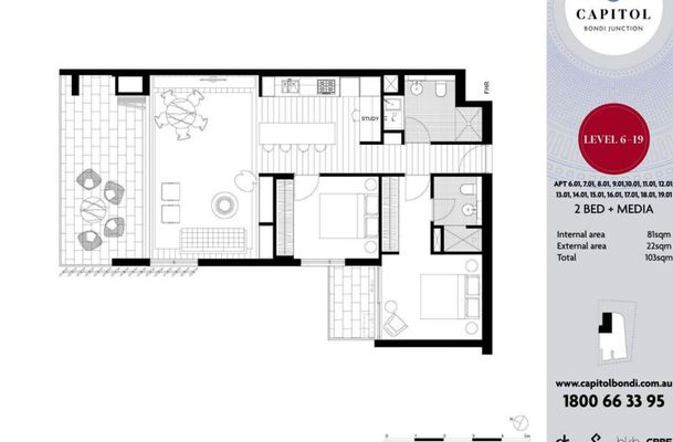 Unit 1701 / 253 Oxford Street, Bondi Junction