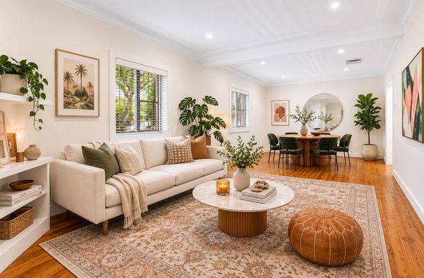Modern and Bright Three-Bedroom House with Garage