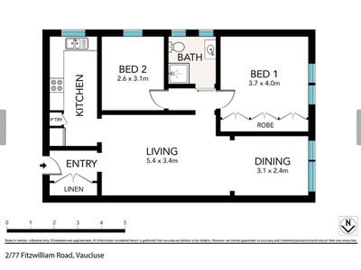 2 / 77 Fitzwilliam Road, Vaucluse