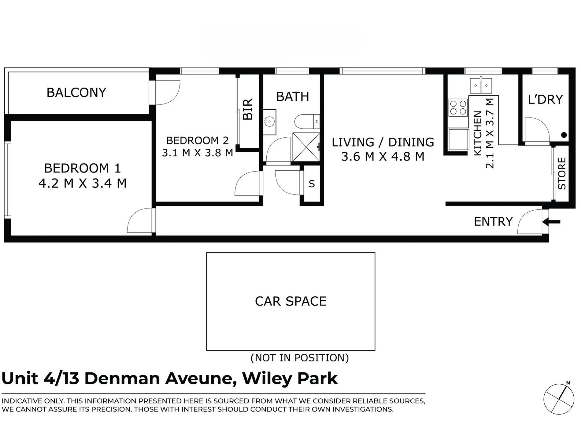 4 / 13 Denman Ave, Wiley Park