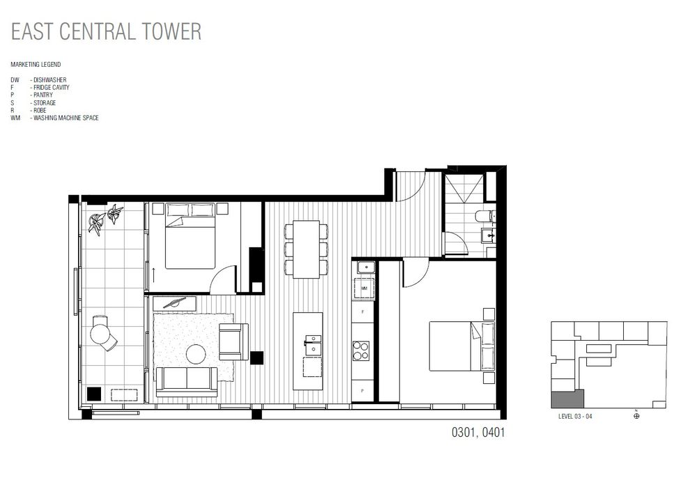 2BR / 820 Whitehorse Road, Box Hill
