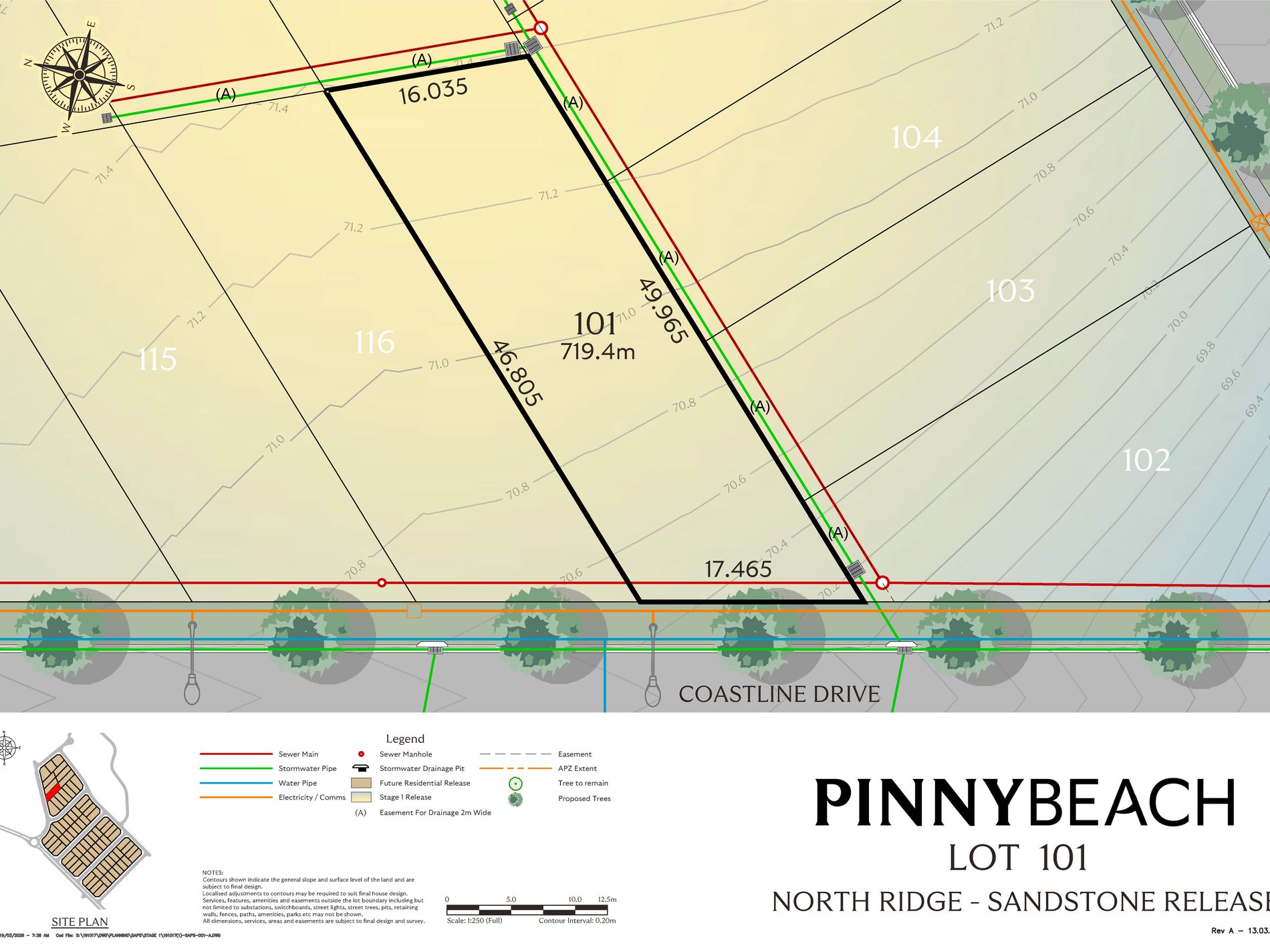 Lot 101, Coastline Drive, Pinny Beach