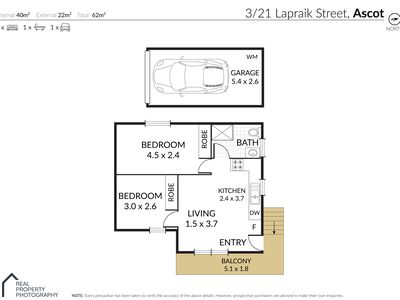 3 / 21 Lapraik Street, Ascot