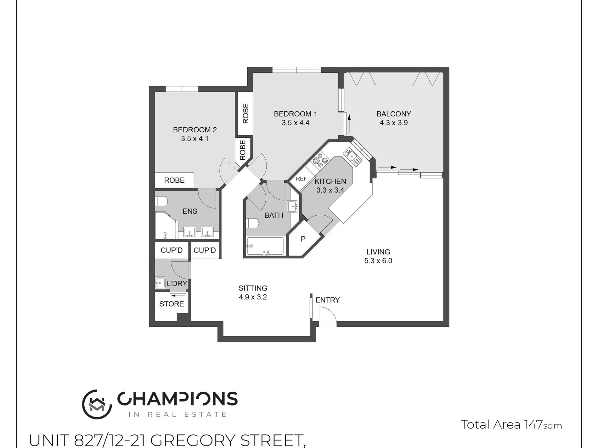 827 / 12-21 Gregory Street, Westcourt