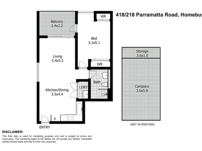 418 / 218 Parramatta Road, Homebush