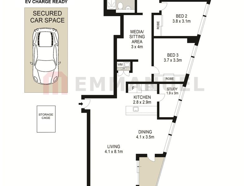 1901 / 13 De Clambe Drive, Castle Hill