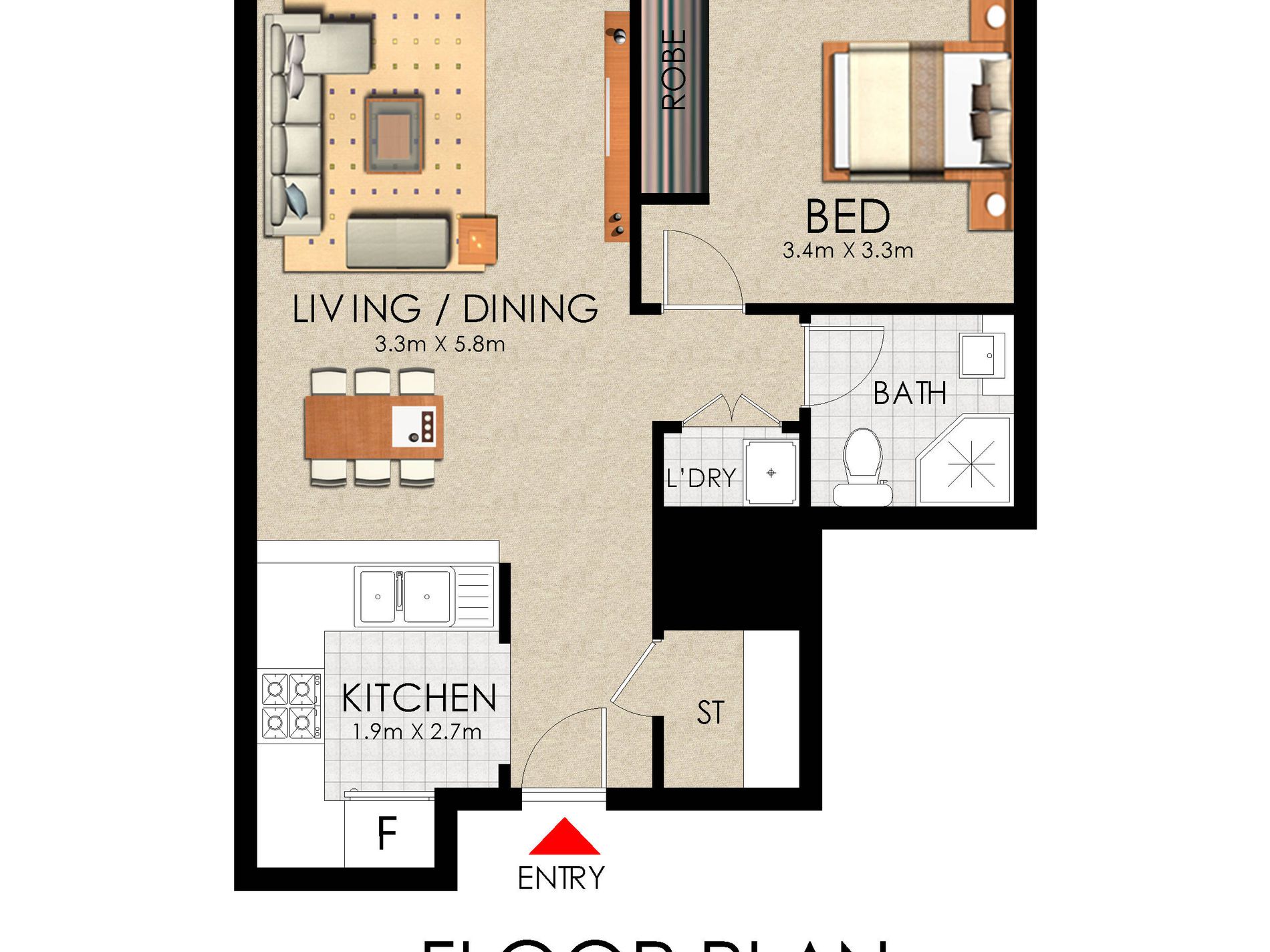 2704 / 1 Hosking Place, Sydney