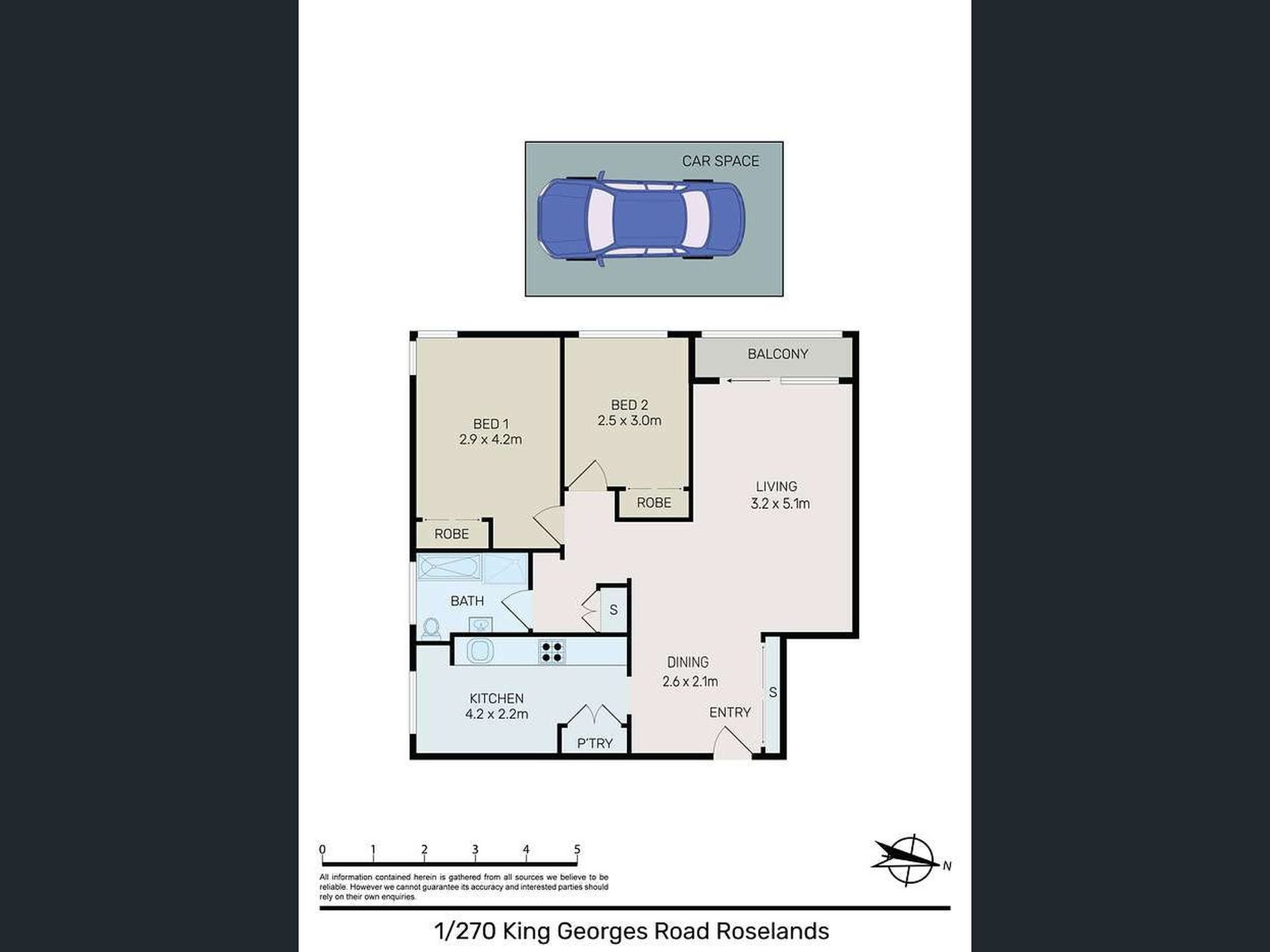 1 / 270 King Georges Road, Roselands