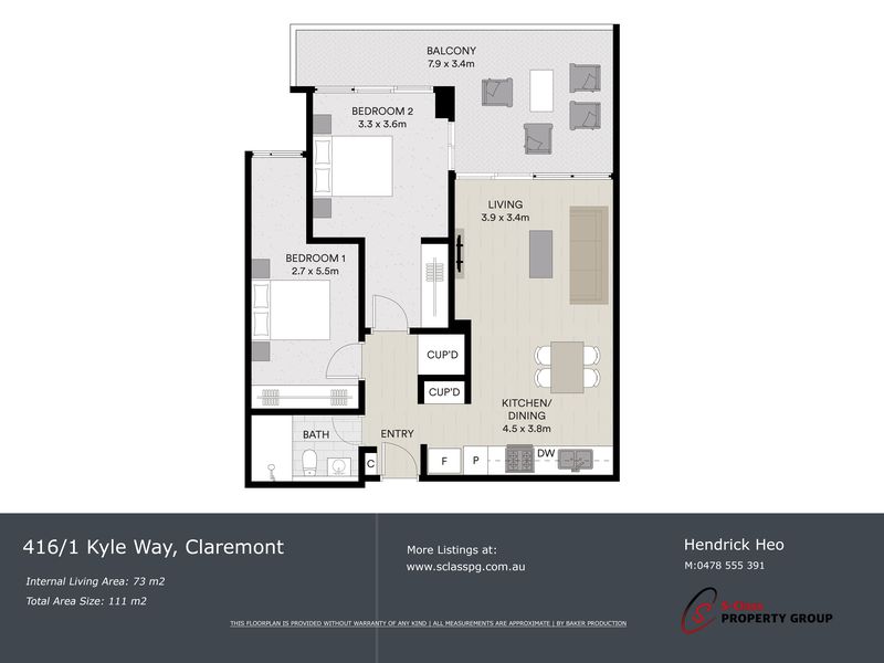 416 / 1 Kyle Way, Claremont