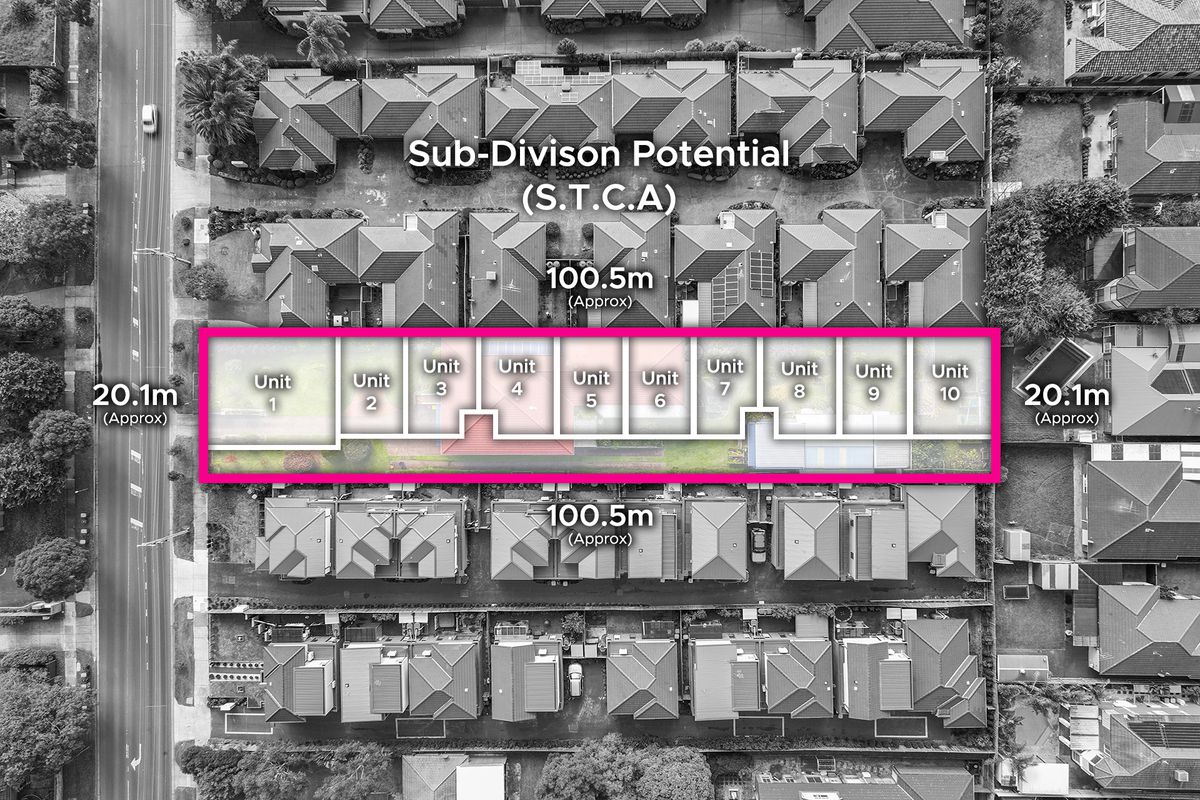Multi-unit development potential (STCA) - 2022m2 approx.