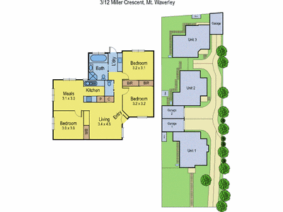 3 / 12 Miller Crescent, Mount Waverley