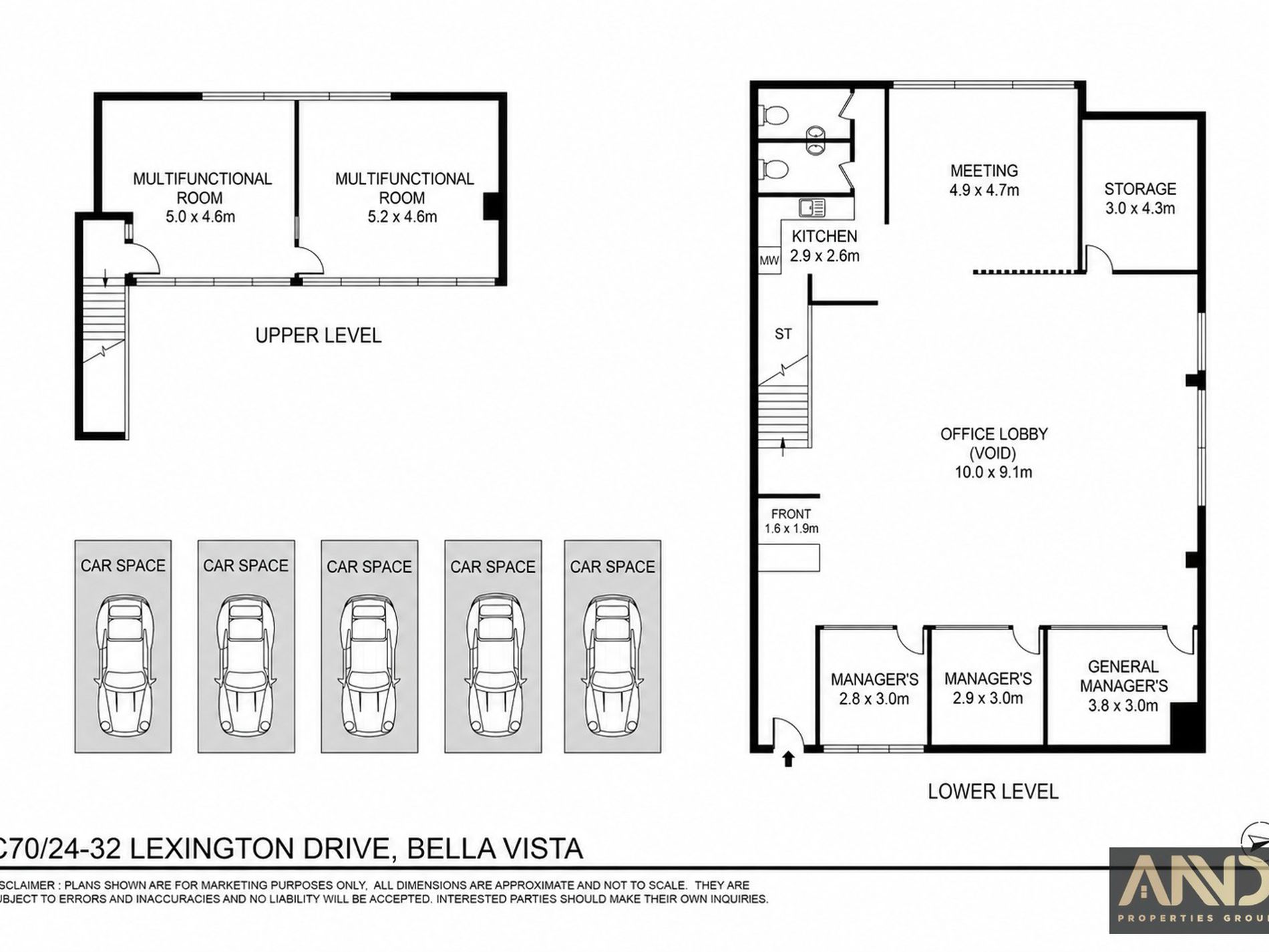 Tenanted Showroom and Office Investment Near Bella Vista Metro — floor plan 1
