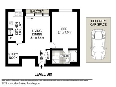 6c / 8 Hampden Street, Paddington
