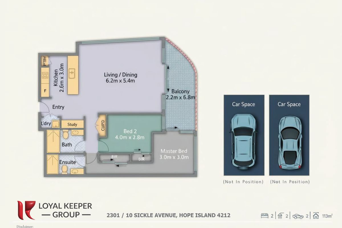 2301 / 10 Sickle Avenue, Hope Island