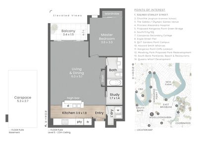 326 / 803 Stanley St, Woolloongabba