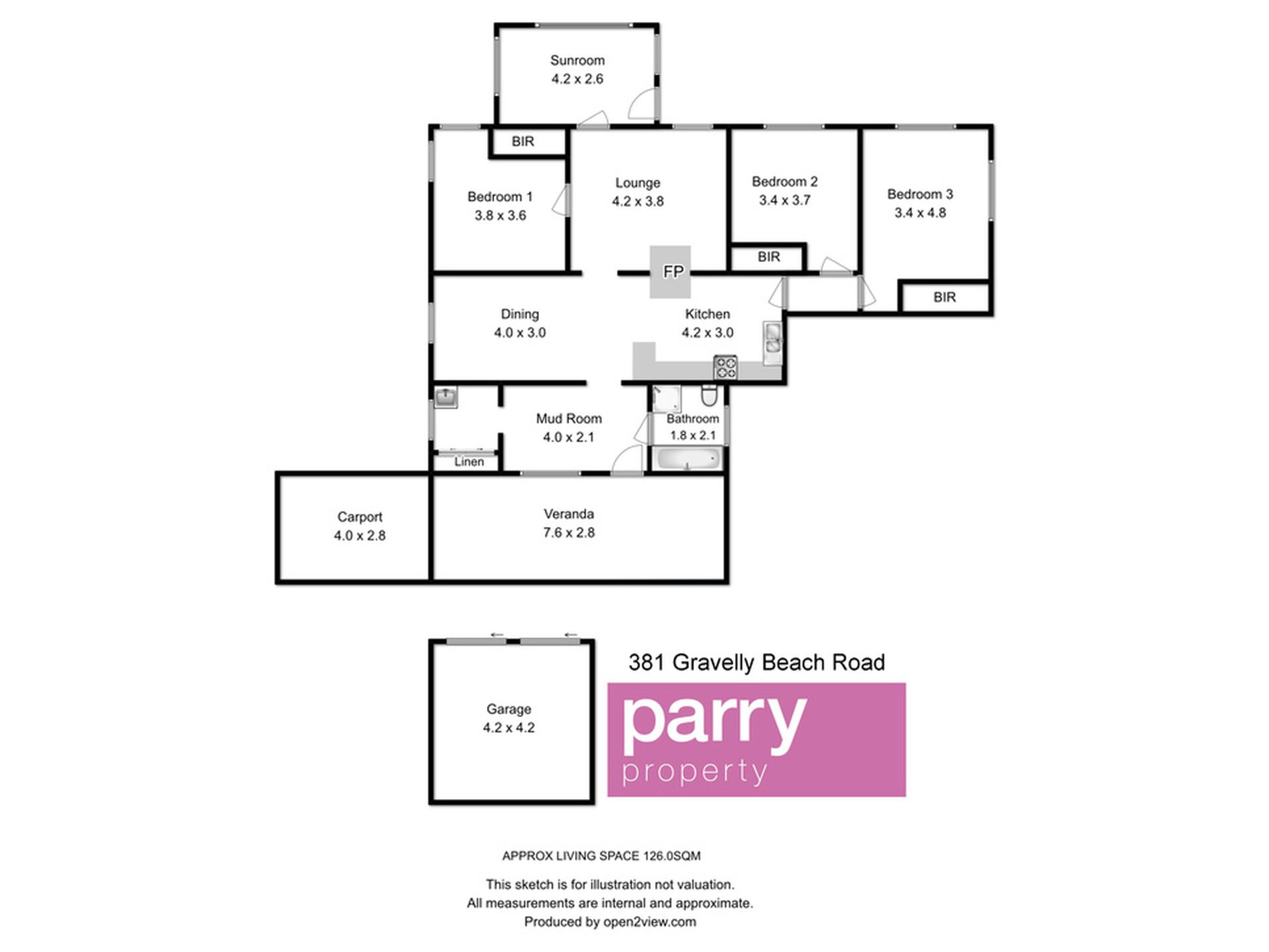 381 Gravelly Beach Road, Gravelly Beach