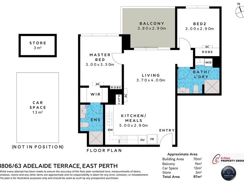 1806 / 63 Adelaide Terrace, East Perth