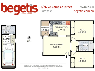3 / 76-78 Campsie Street, Campsie