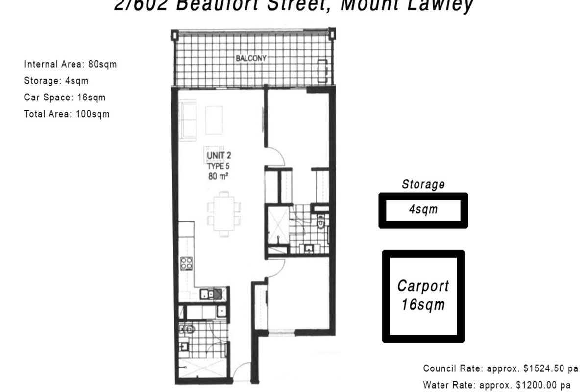 2 / 602 Beaufort Street, Mount Lawley