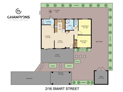 2 / 16 Smart Street, Mooroobool