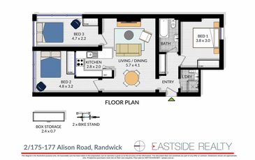 2 / 175 Alison  Road, Randwick