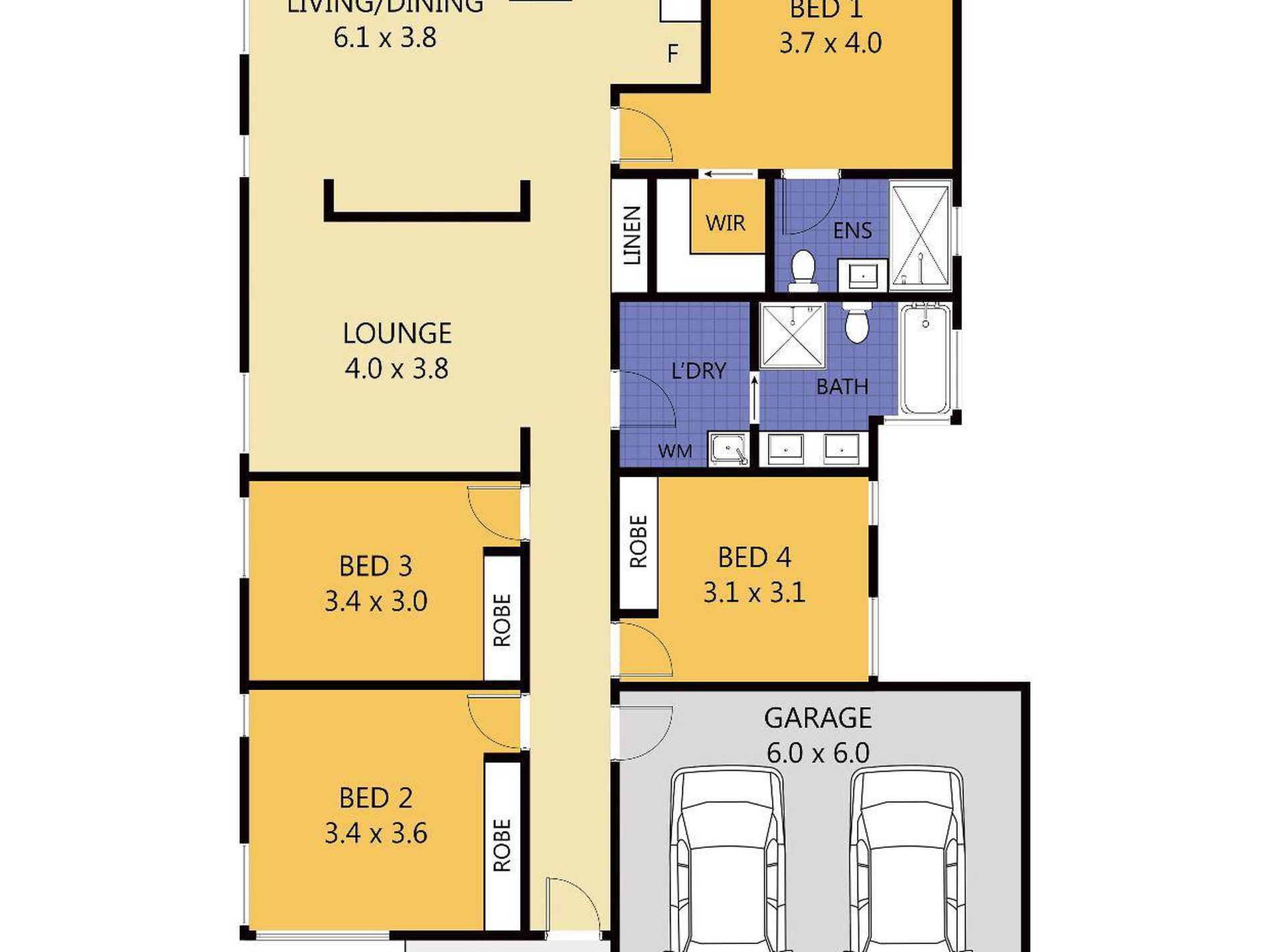 19 Vincent Drive, Nambour Floor Plan