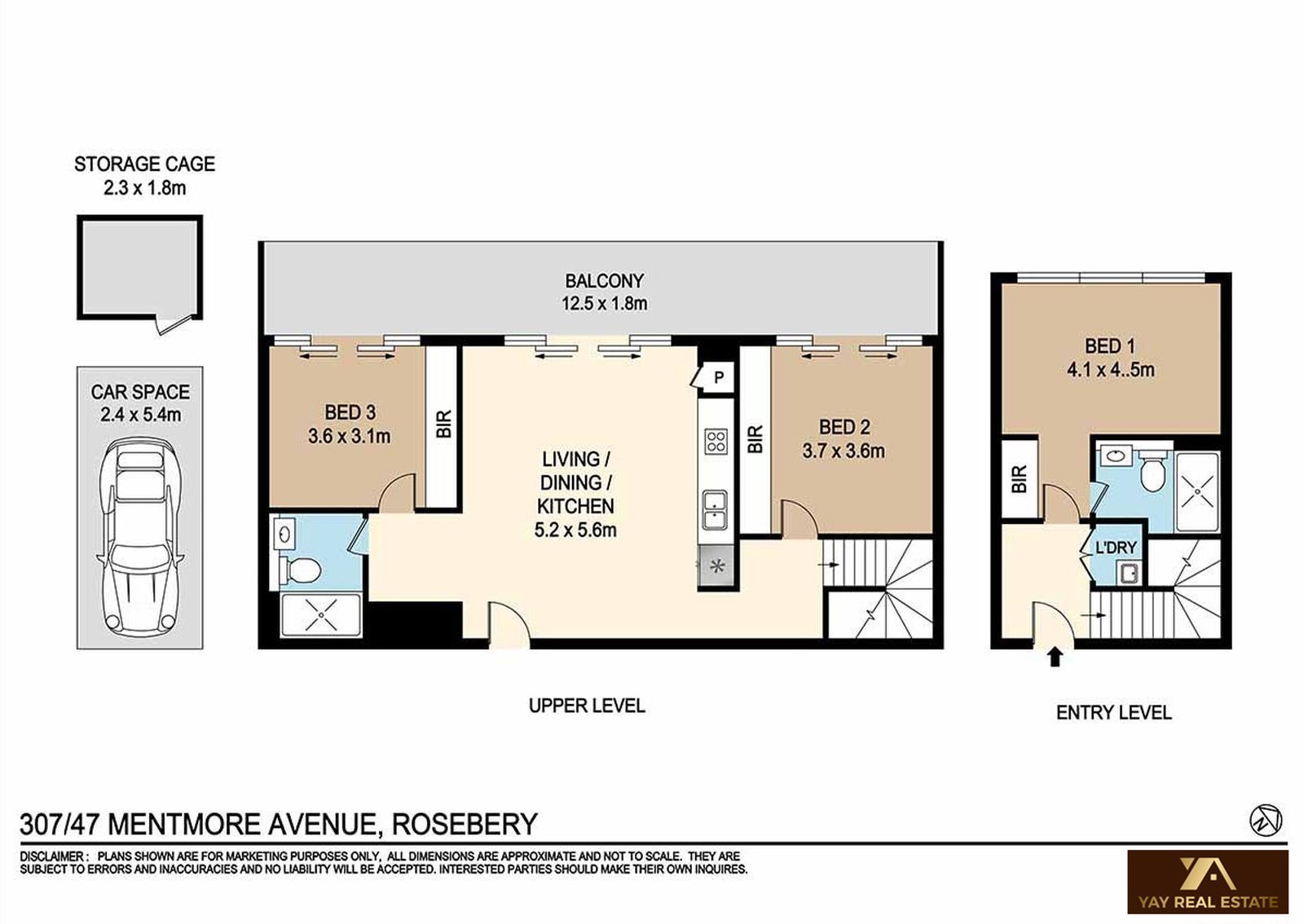 307 / 39-47 Mentmore Avenue, ROSEBERY floorplan