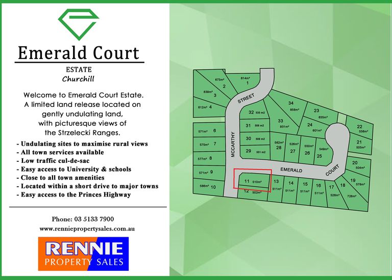 Lot 11 Emerald Court, Churchill