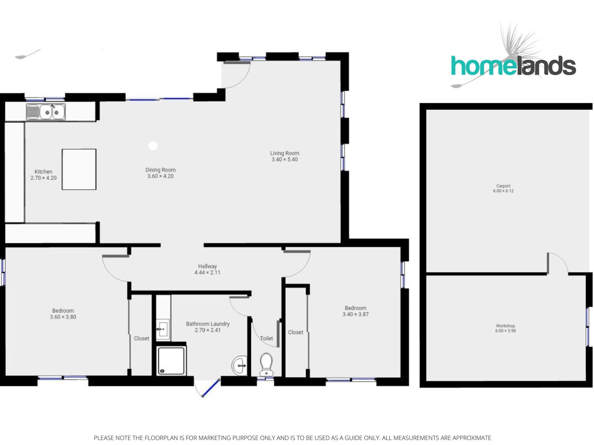 1936 Huon Highway, Grove