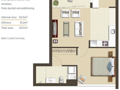 1083 / 16 Hamilton Place, Bowen Hills