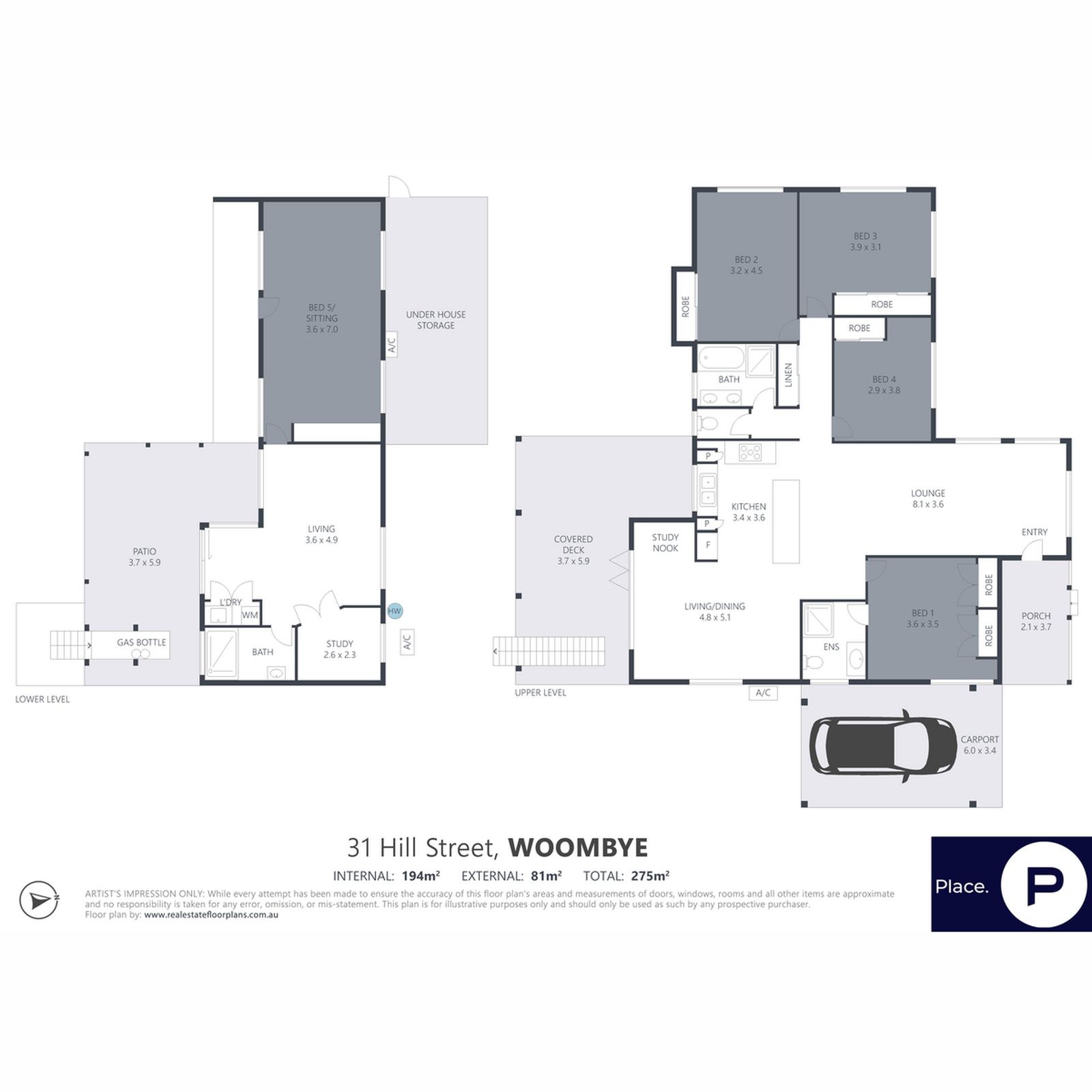 Floorplan, 31 Hill Street, Woombye