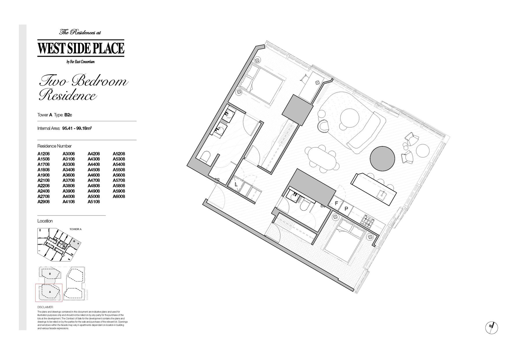 Tower A 2 Bed  / 639 Little Lonsdale Street, Melbourne