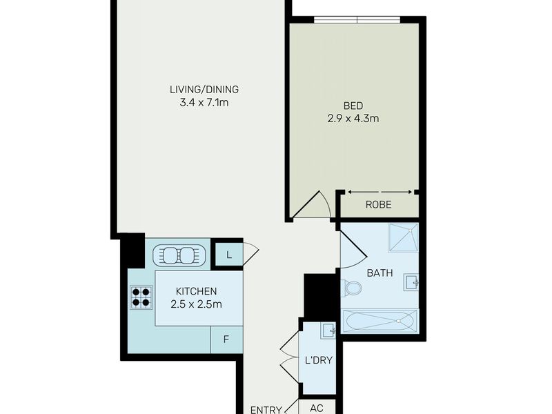 104 / 569-581 George Street, Sydney Floor Plan