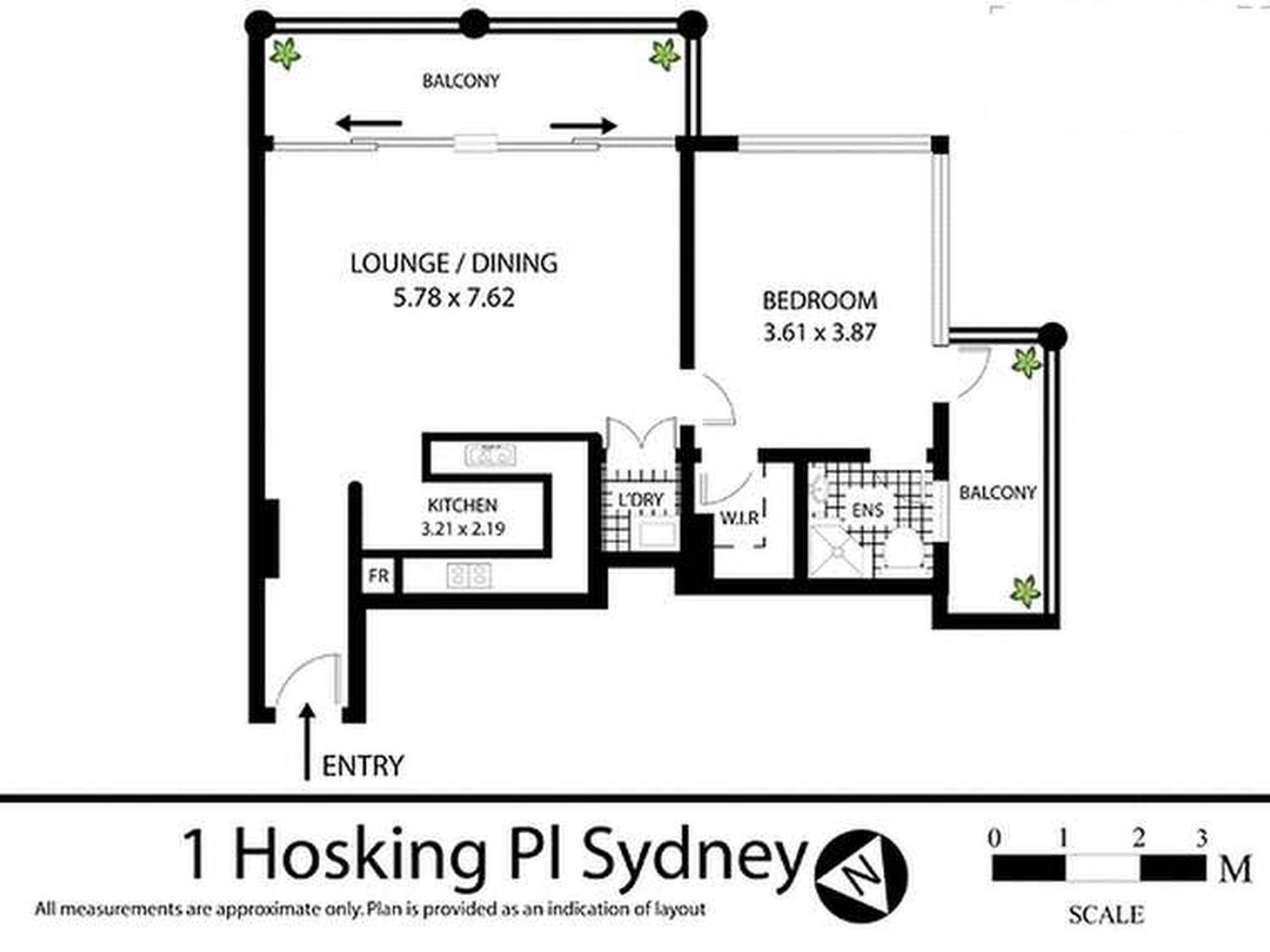 1603 / 1 Hosking Place, Sydney