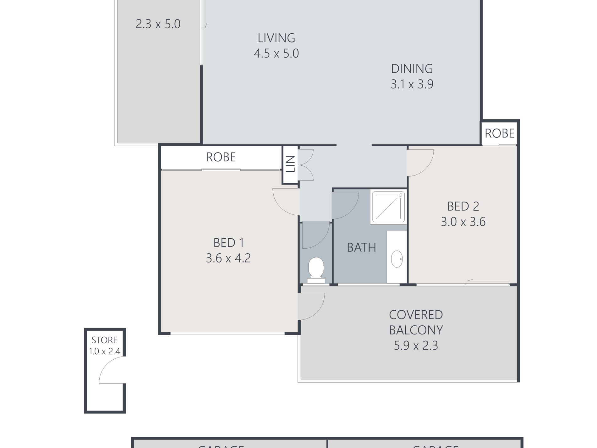 1 / 19 Carinya Street, Mooloolaba Floor Plan