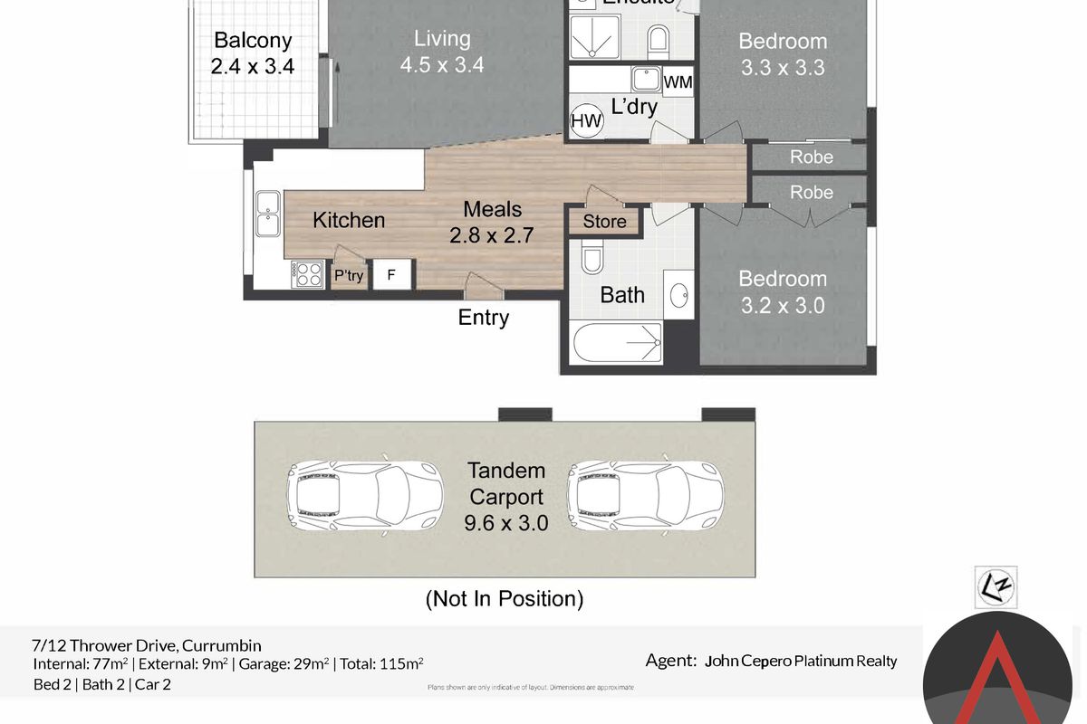 7 / 12 THROWER DRIVE, Currumbin