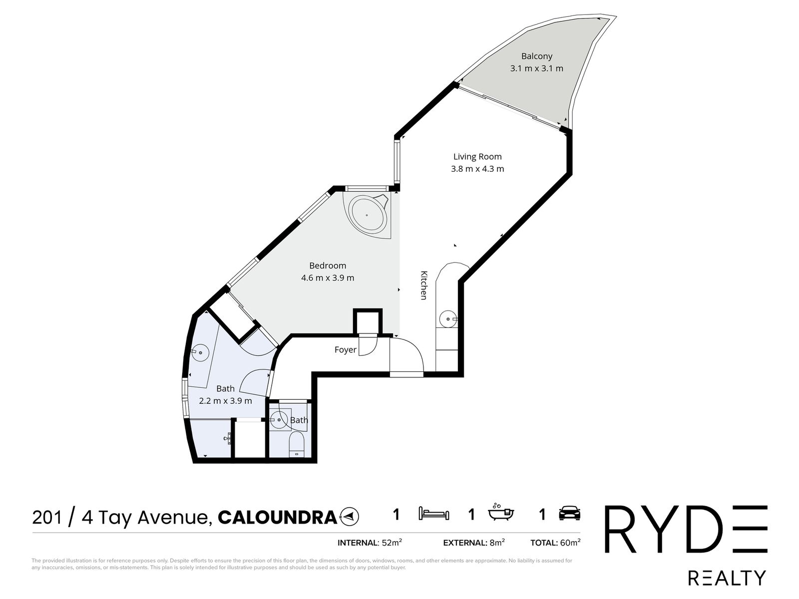 Floorplan, 12/4 Tay Avenue, Caloundra