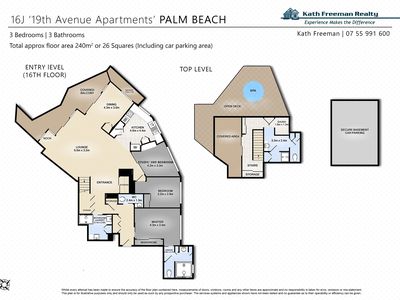 16 J 16TH FLOOR  / 2 NINETEENTH AVENUE, Palm Beach