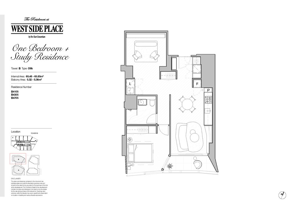 Tower B 1Bed+Study / 639 Little Lonsdale Street, Melbourne
