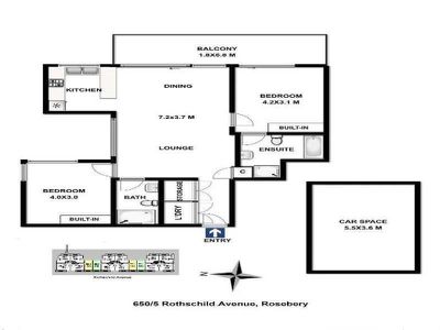 650 / 5 Rothschild Avenue, Rosebery