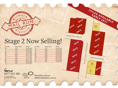 Lot 38 Black Duck Crossing, Kilmore