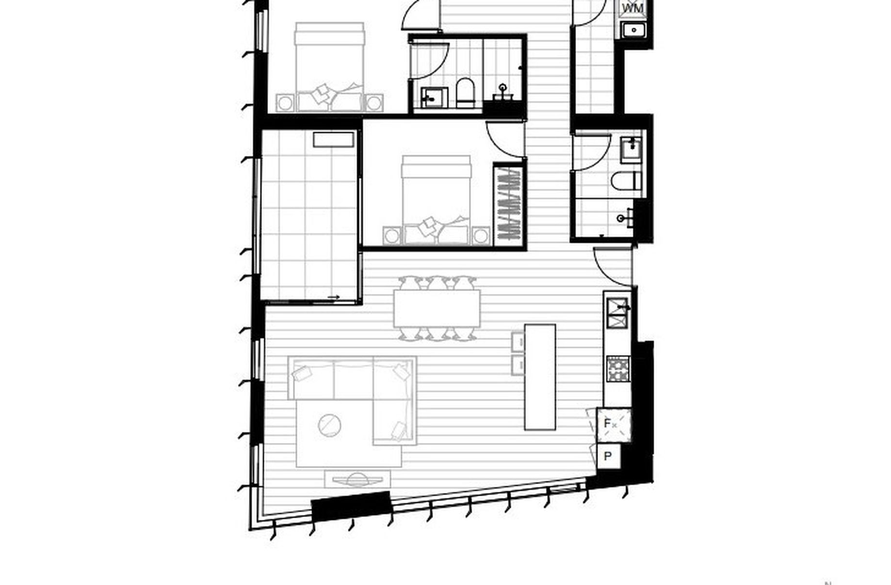 3BR / 58-66 Dorcas Street, Southbank