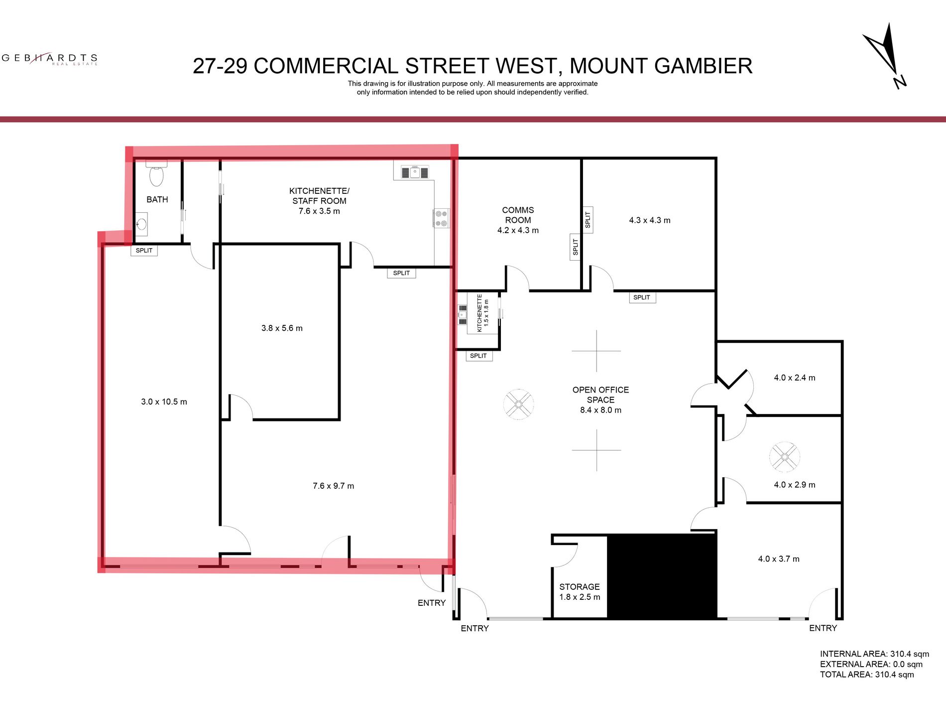 Shops 7, 8 & 9 / 27-29 Commercial Street West, Mount Gambier