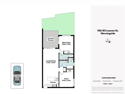 102/83 Lawson St, Morningside