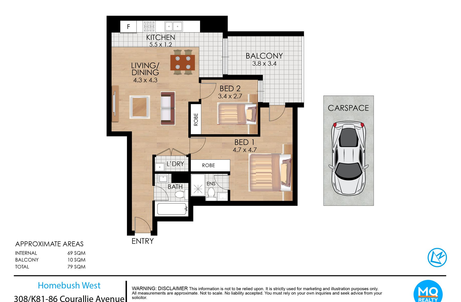 K308 / 81-86 Courallie Avenue, Homebush West
