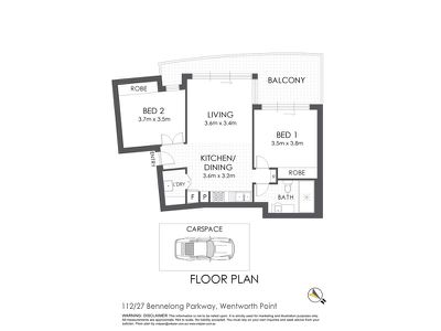 112 / 27 Bennelong Parkway, Wentworth Point
